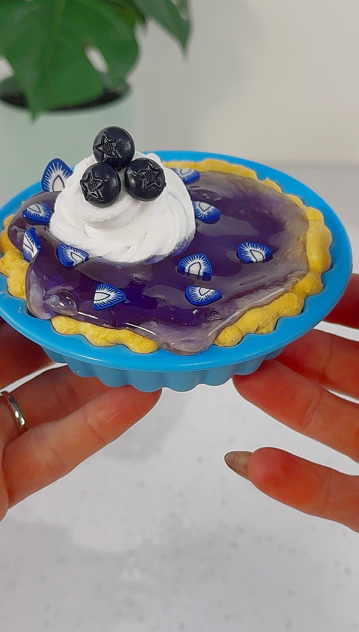 Slime Baking Kit-Poppable Yolk Blueberry Pie