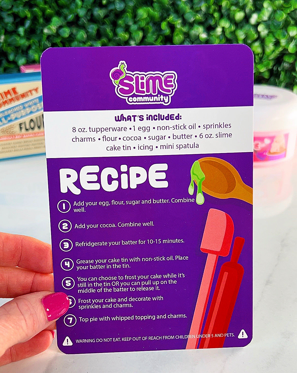 Slime Baking Kit-Peach Pie Kit