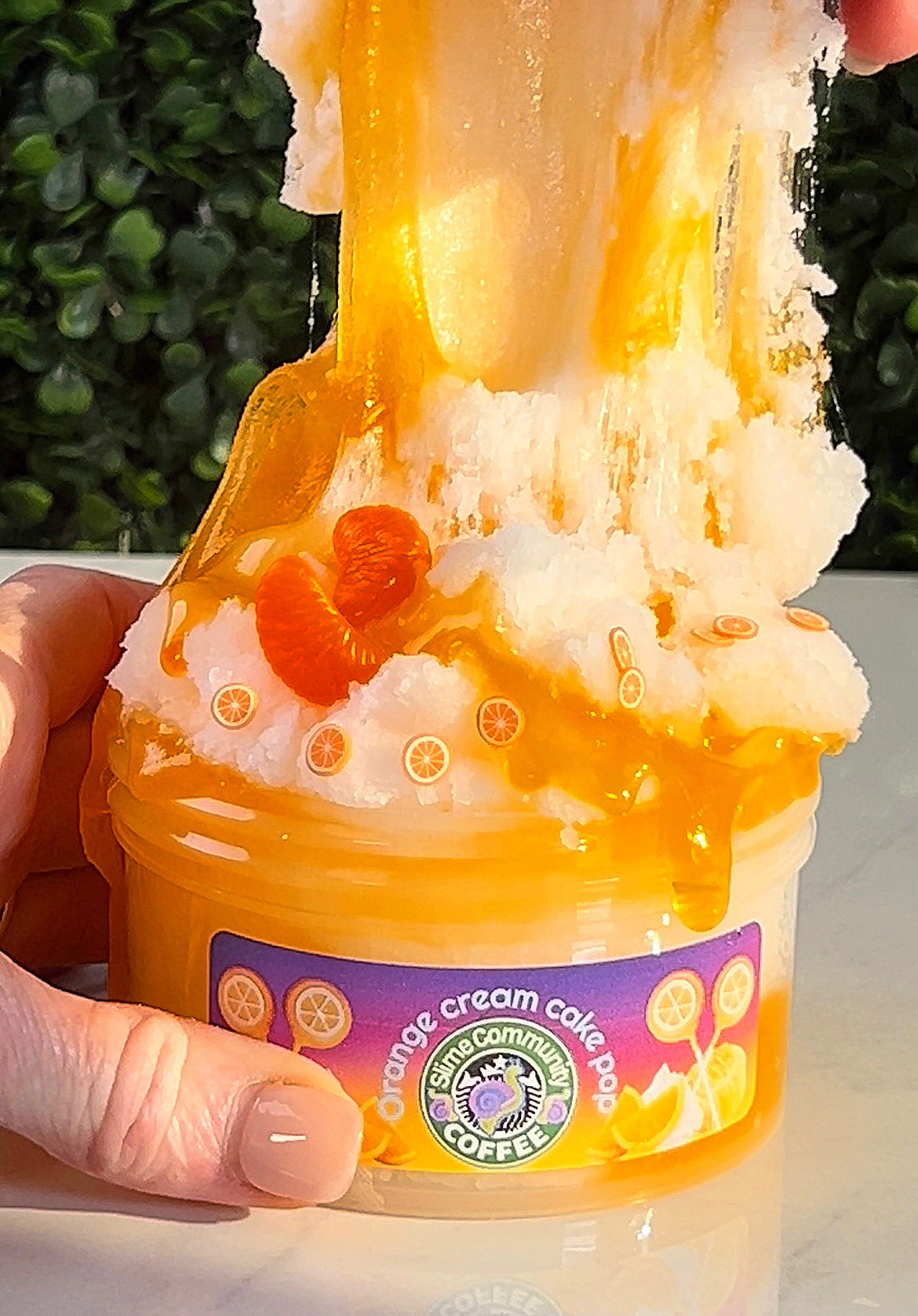 Orange Cream Cake Pop