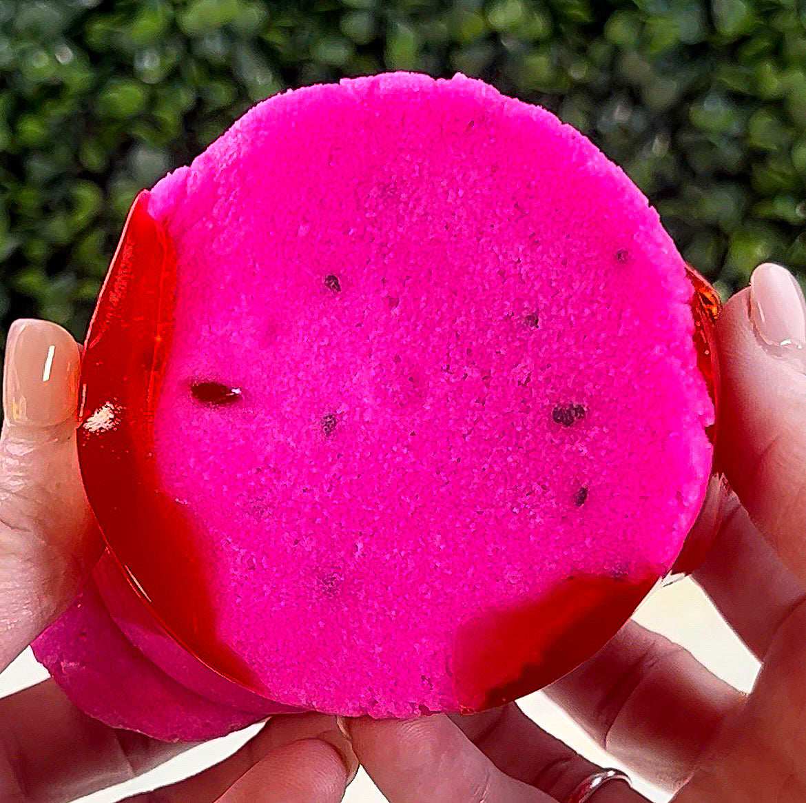 Frozen Mango Dragon Fruit Lemonade