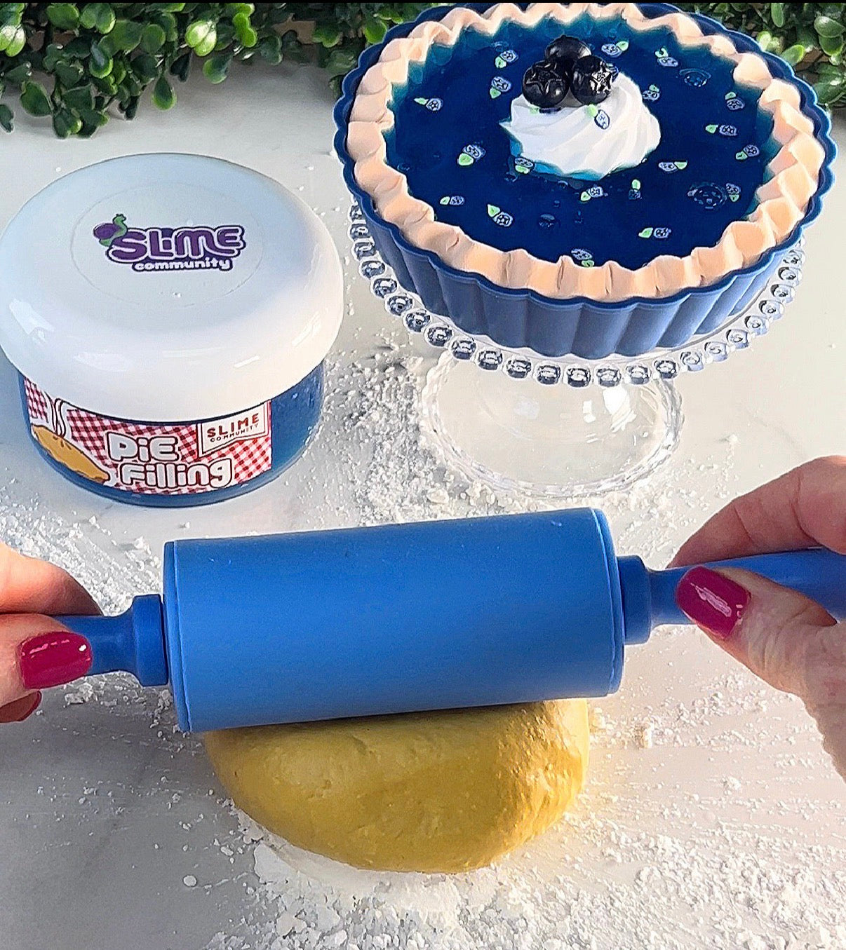 Slime Baking Kit-Blueberries and Cream
