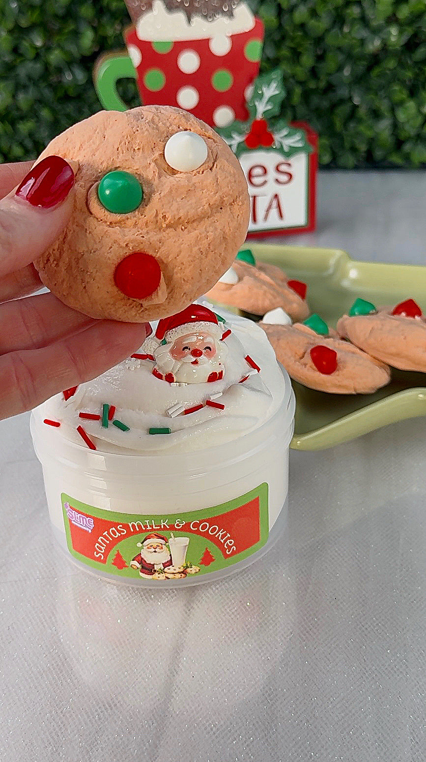 Santa's Milk & Cookies