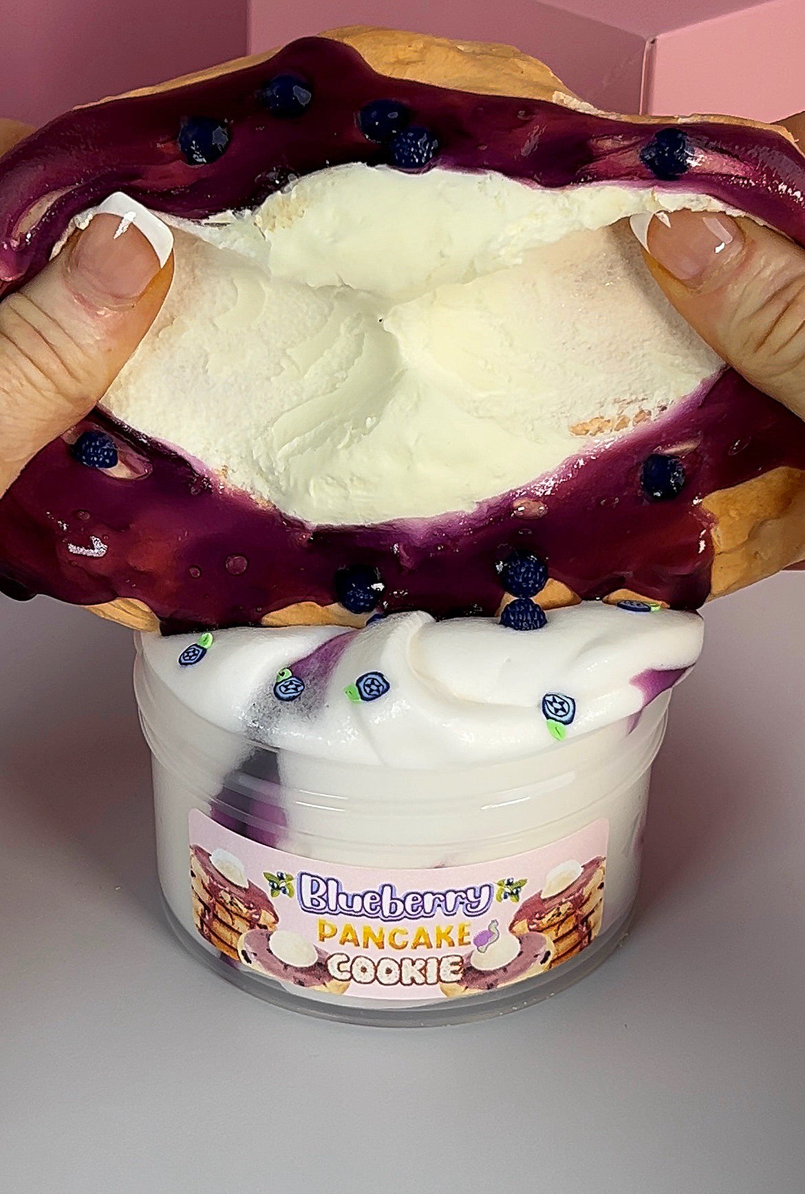 Blueberry Maple Pancake Cookie