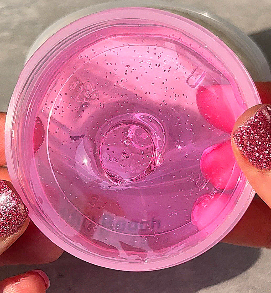 Malibu Beach sand slime and coated clear DIY