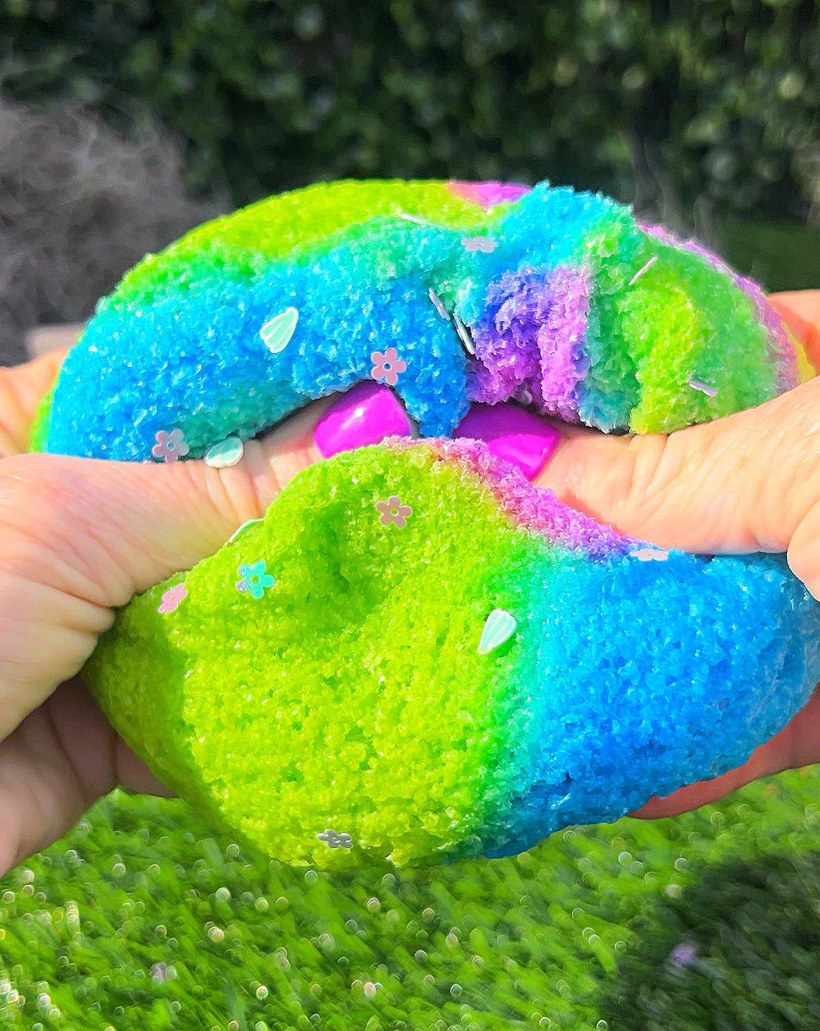 Succulent Garden snow fizz slime