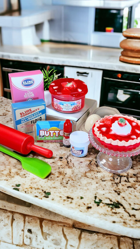 Slime Baking Kit-Strawberry Pie
