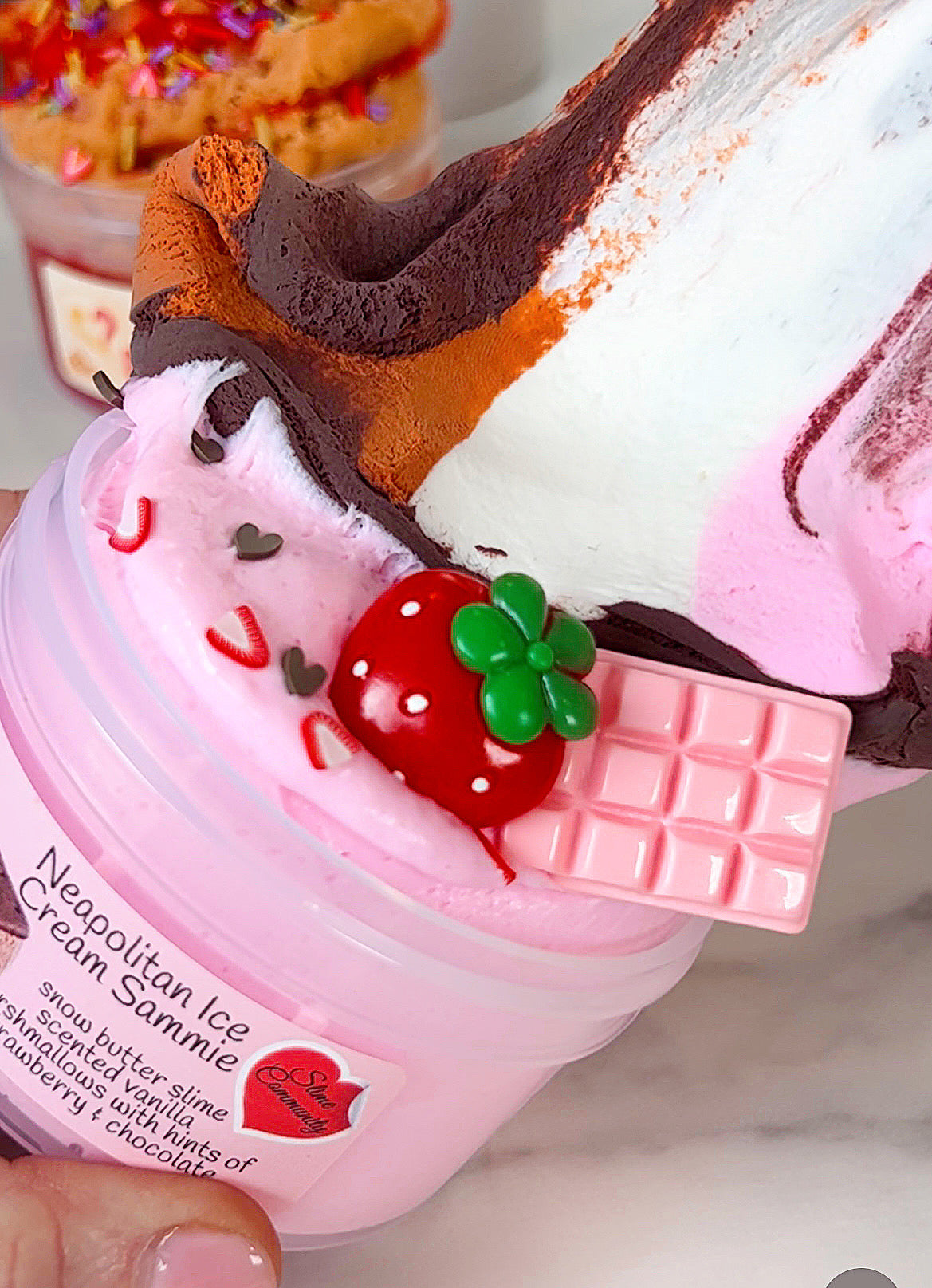 Neapolitan Ice cream Sammie