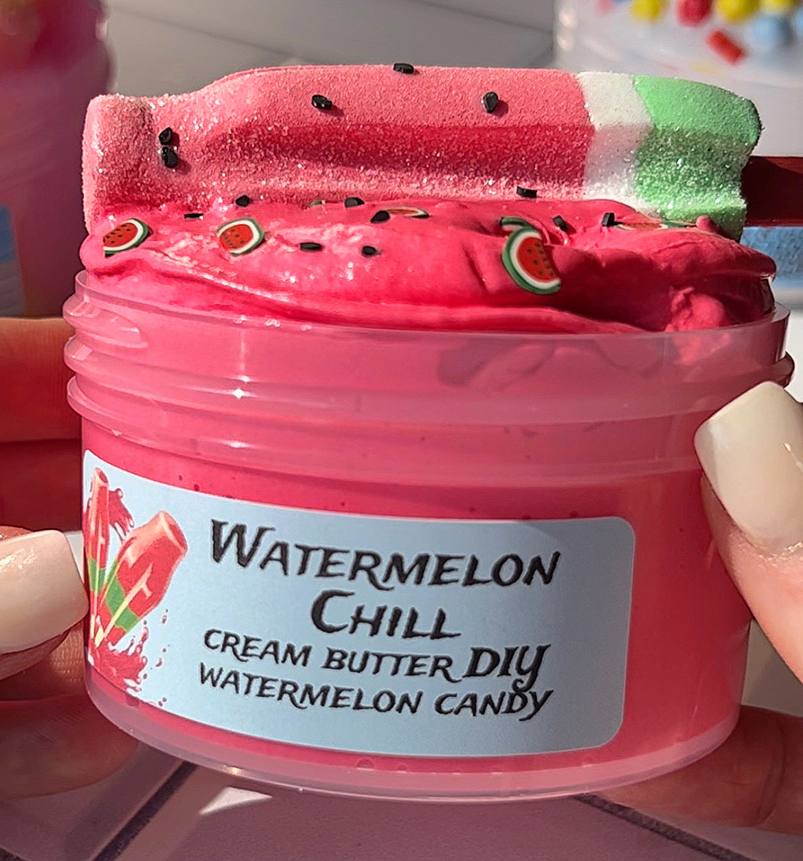 Watermelon Chill Butter Slime DIY
