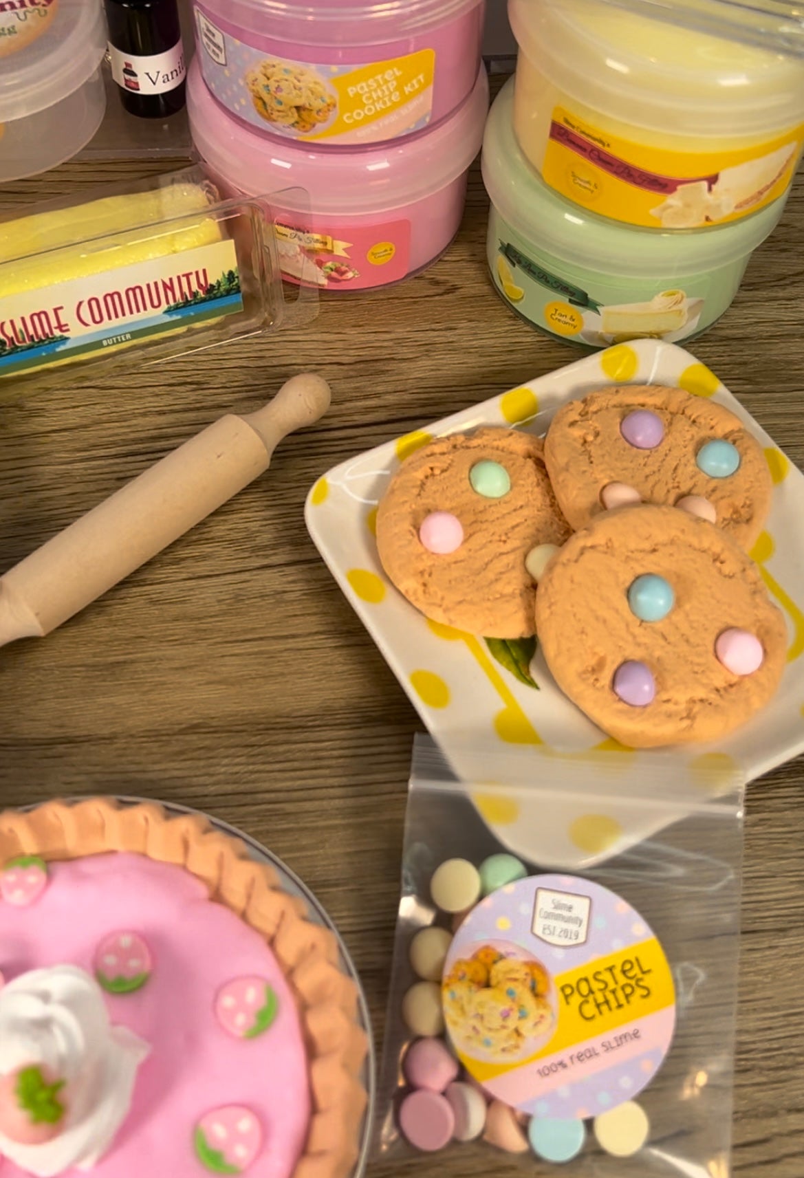 Slime Baking Kit-Bunny Donuts