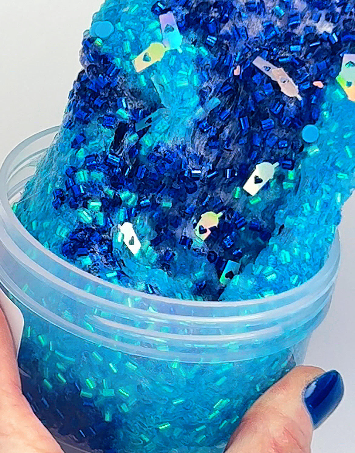 Blue Razz Slushie Bingsu Jelly Slime