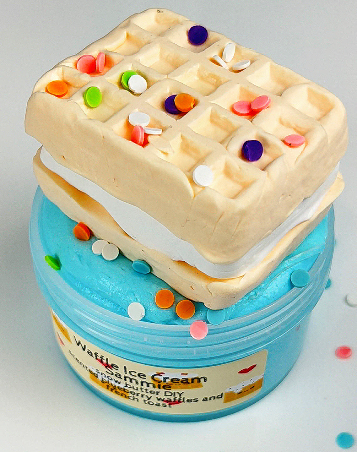 Waffle Ice Cream Sammie DIY