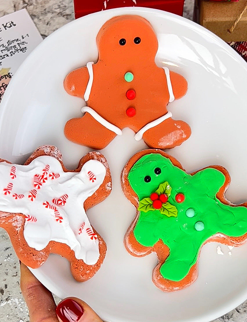 Slime Baking Kit-Gingerbread Cookie Kit-DIY slime kit
