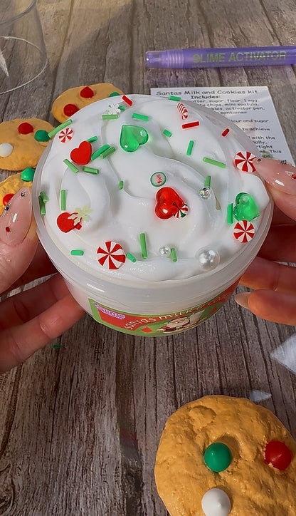 Slime Baking Kit-Santa’s Milk and Cookies Kit