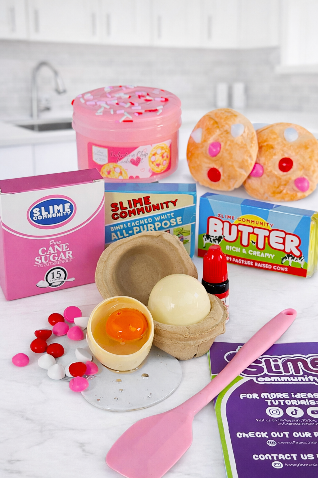 Slime Baking Kit-Valentine's Chip Cookie Kit