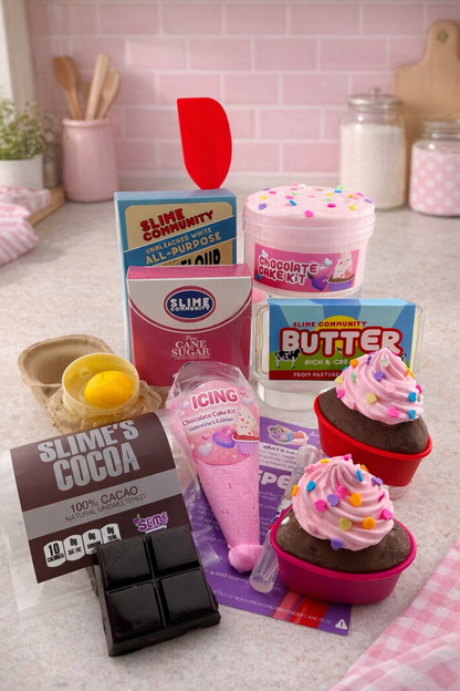 Slime Baking Kit-Valentine's Chocolate Cake Kit