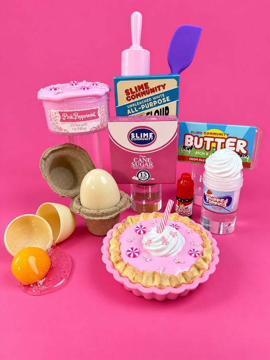 Slime Baking Kit-Pink Peppermint Pie