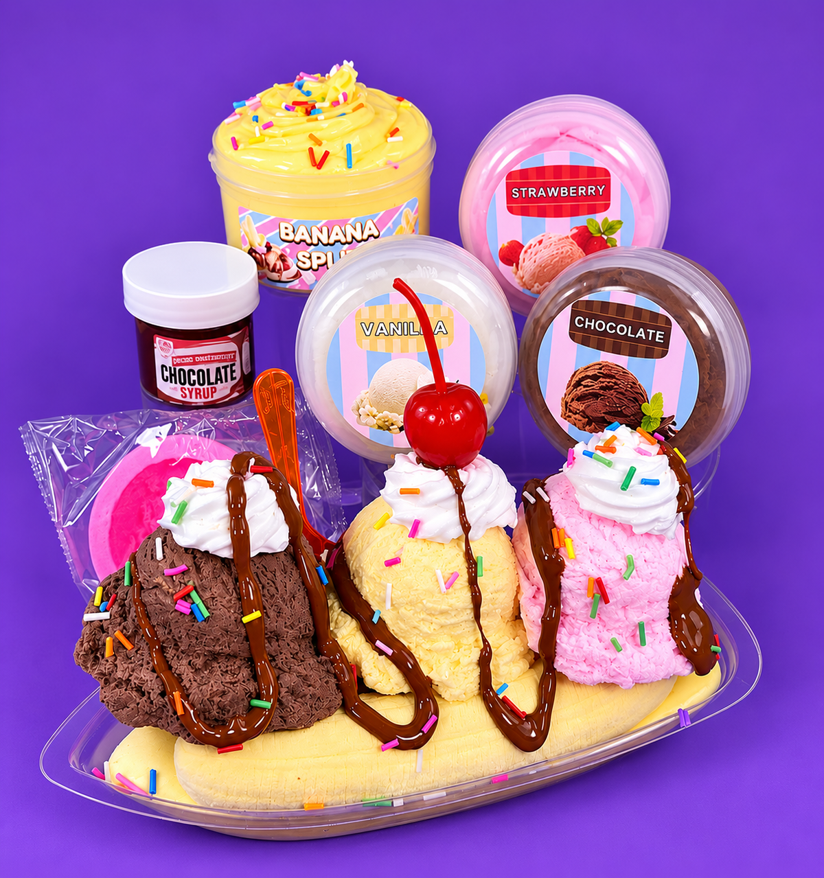 Slime Baking Kit-Banana Split Kit