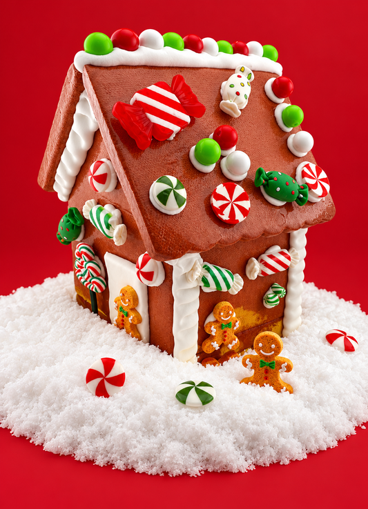 Slime Baking Kit- North Pole Gingerbread House