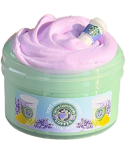 Iced Lavender Cream Oatmilk Matcha