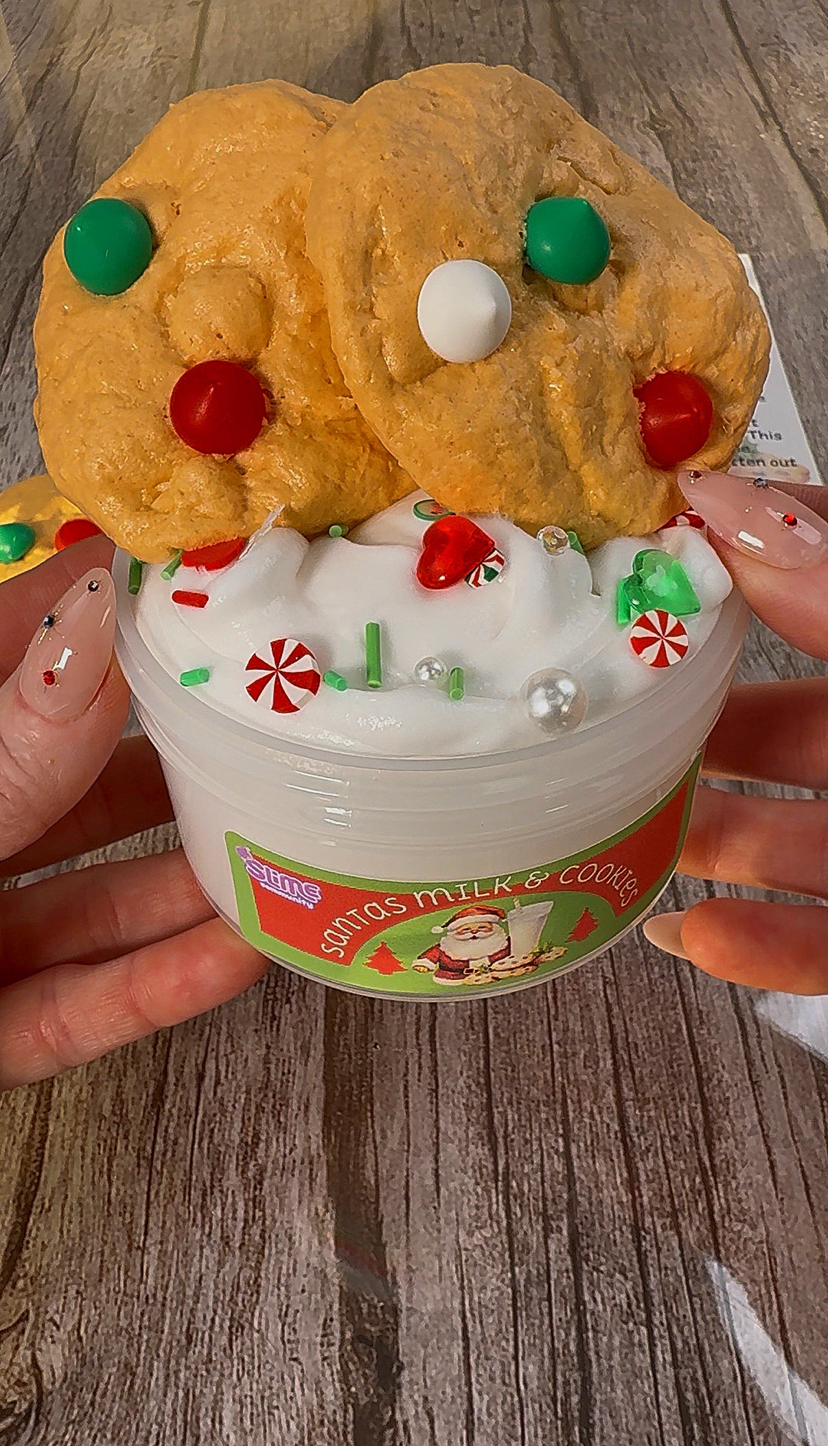 Slime Baking Kit-Santa’s Milk and Cookies Kit