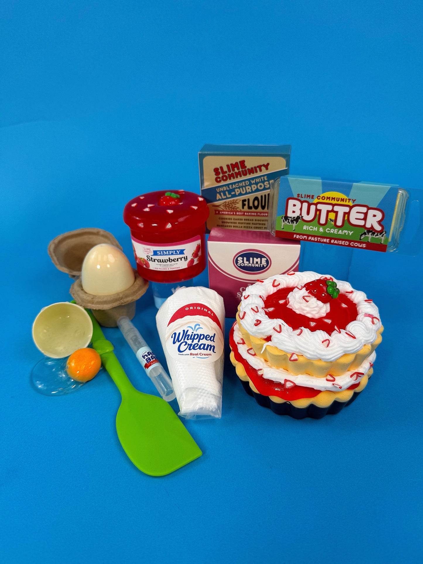 Slime Baking Kit-Strawberry Shortcake