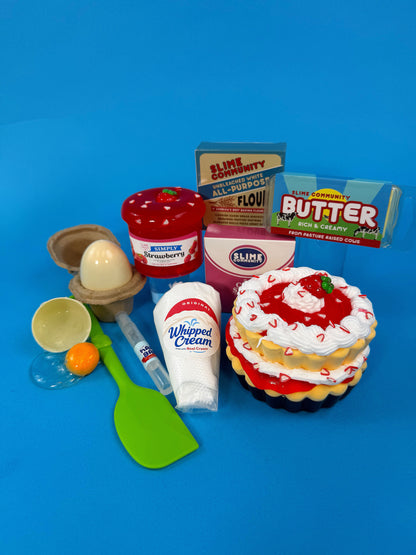 Slime Baking Kit-Strawberry Shortcake