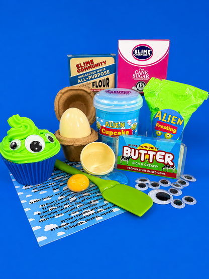 Slime Baking Kit-Alien Cupcake