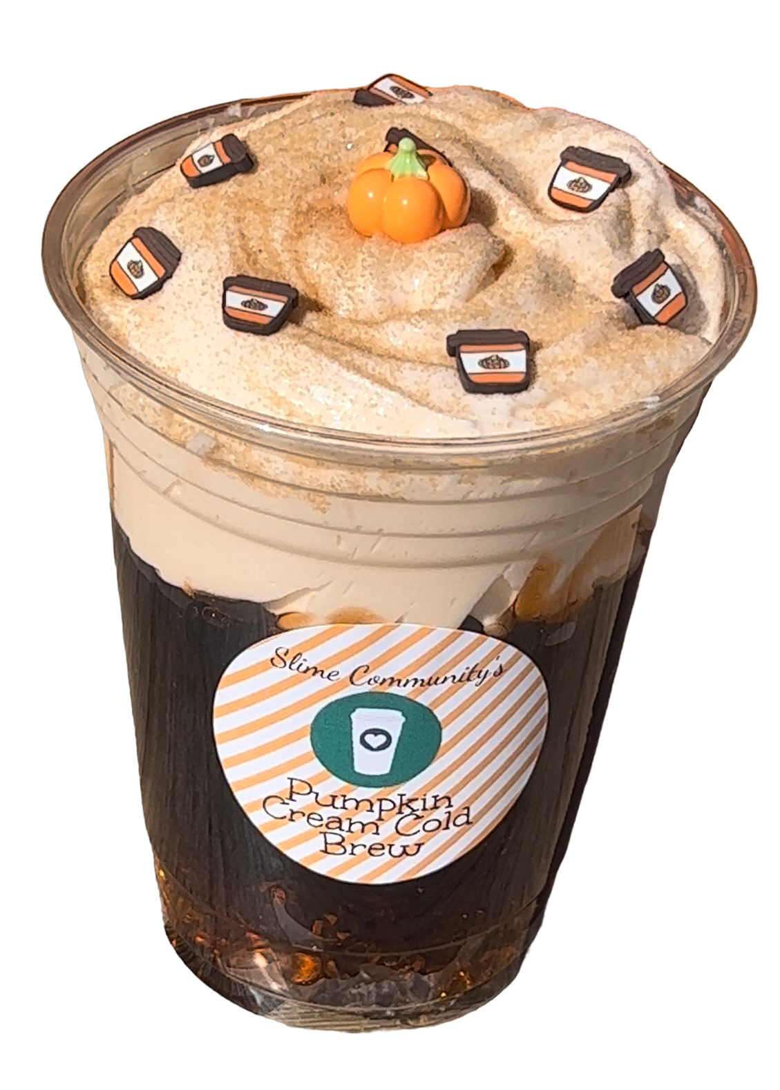 Pumpkin Cream Cold Brew Kit-A slime DIY set