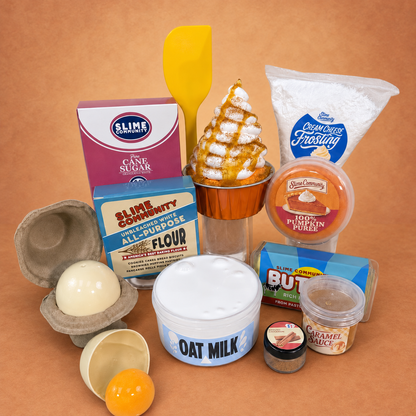 Slime Baking Kit-Pumpkin Caramel Cupcake