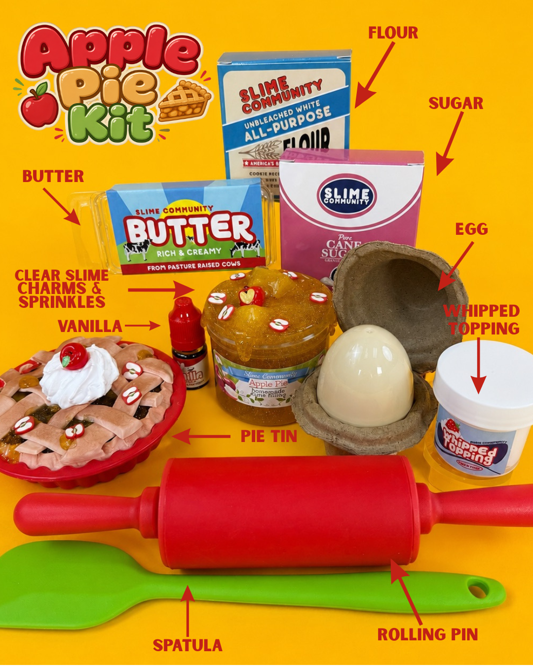 Slime Baking Kit-Apple Pie Kit