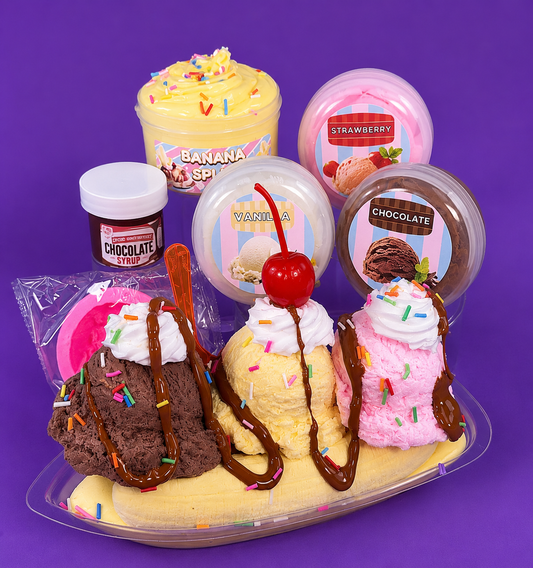 Slime Baking Kit-Banana Split Kit