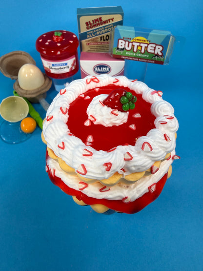 Slime Baking Kit-Strawberry Shortcake