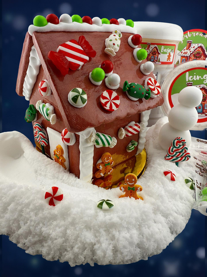 North Pole Gingerbread House Kit