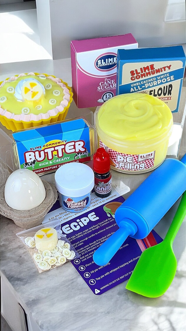 Slime Baking Kit-Banana Cream Pie