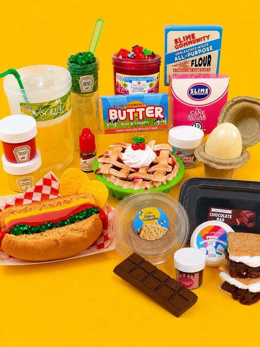 Slime Baking Kit Bundle-Cherry Pie, Hot Dog and S’mores