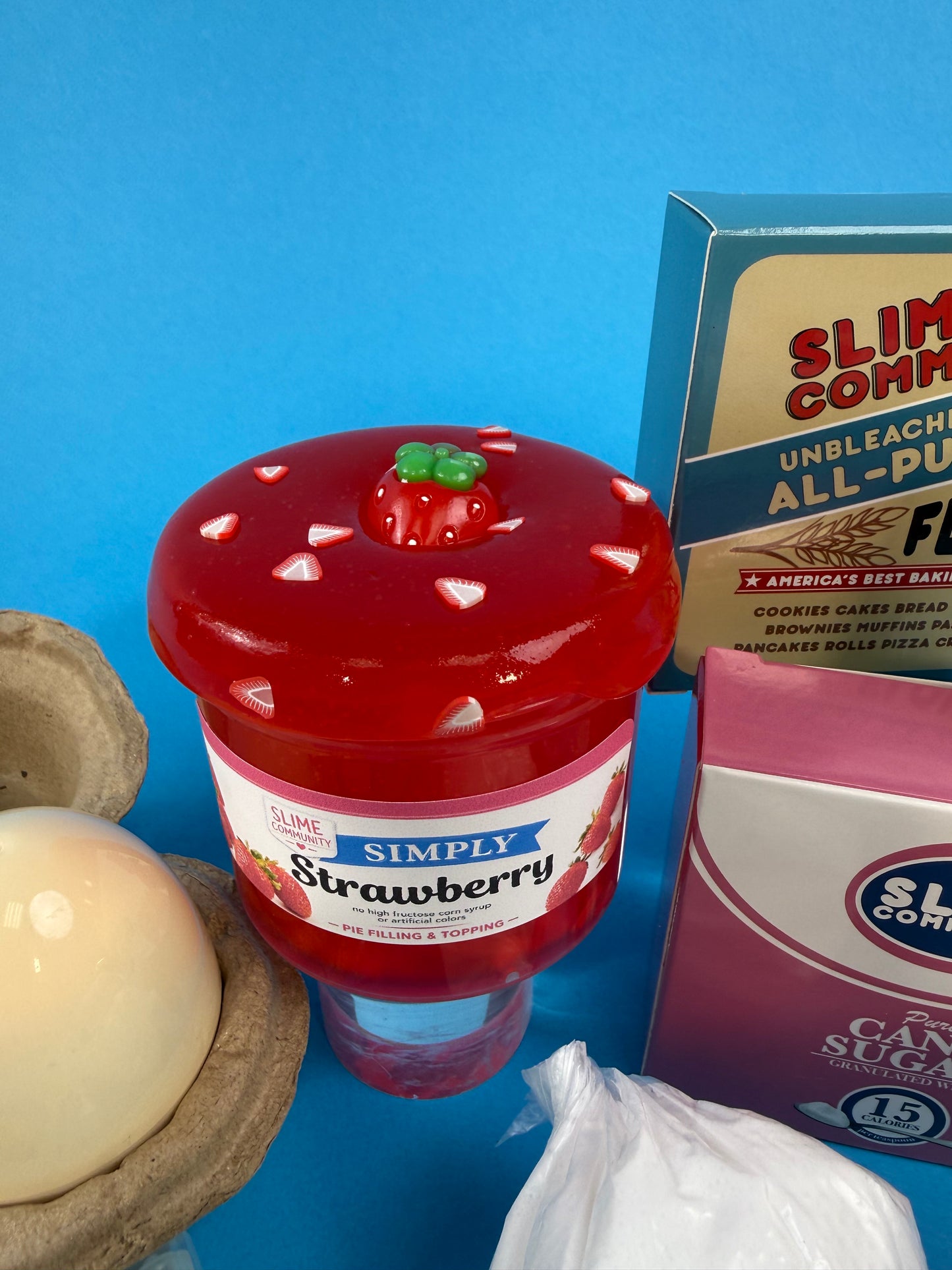 Slime Baking Kit-Strawberry Shortcake