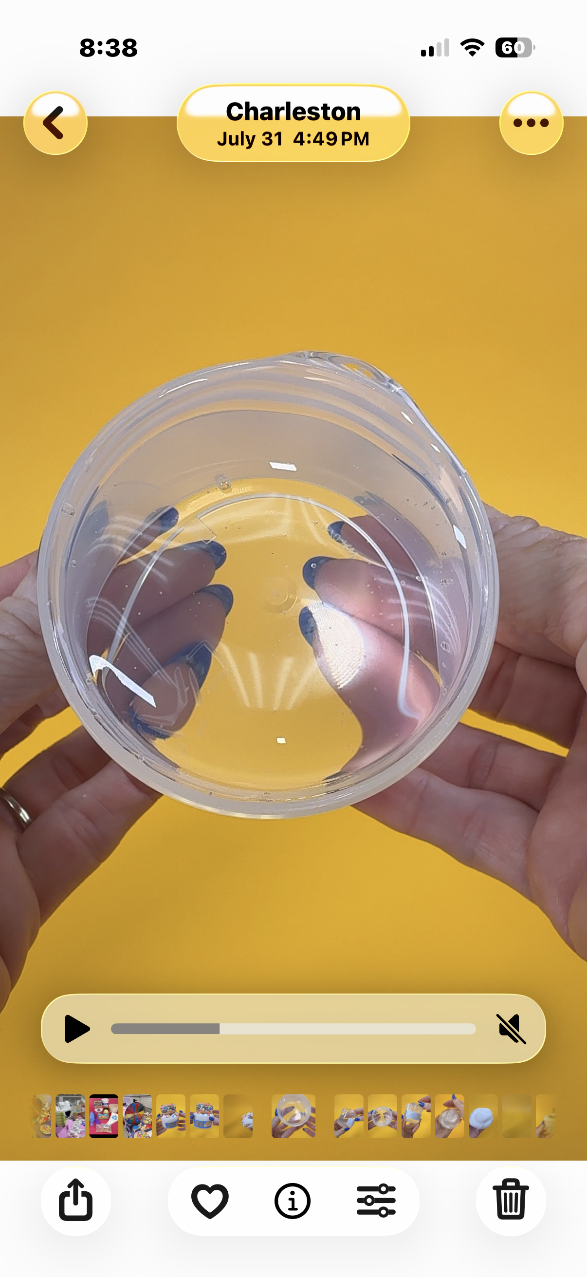 Coated Crystal Clear Slime