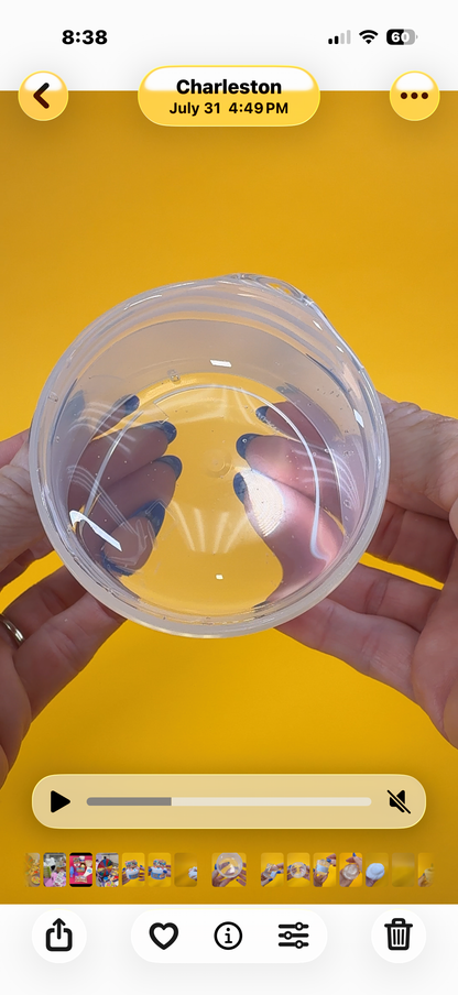 Coated Crystal Clear Slime