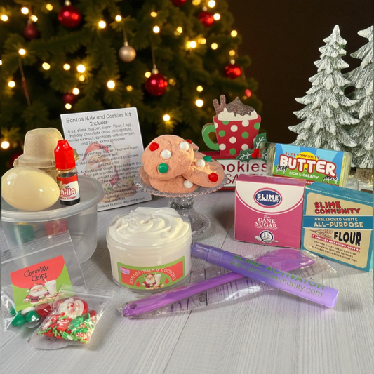 Slime Baking Kit-Santa’s Milk and Cookies Kit