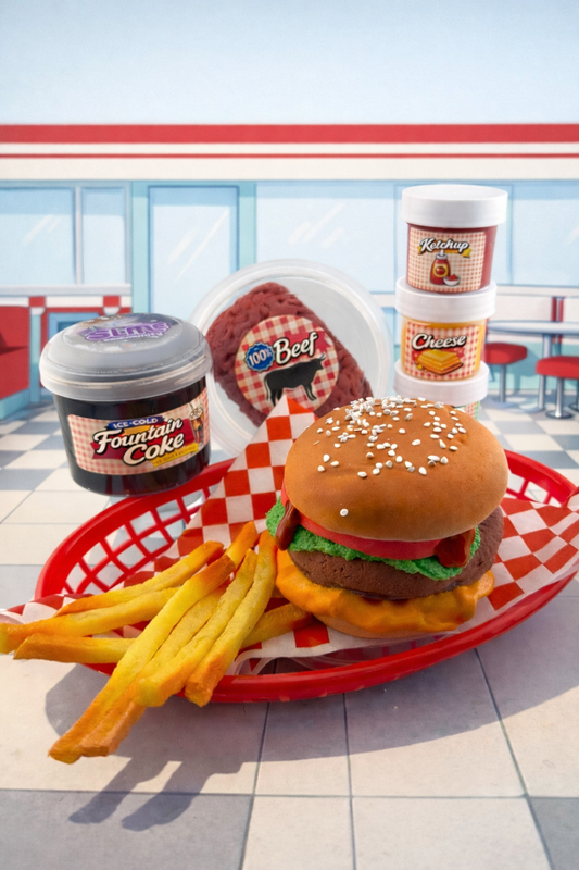 Slime Baking Kit-Cheese Burger & Fries
