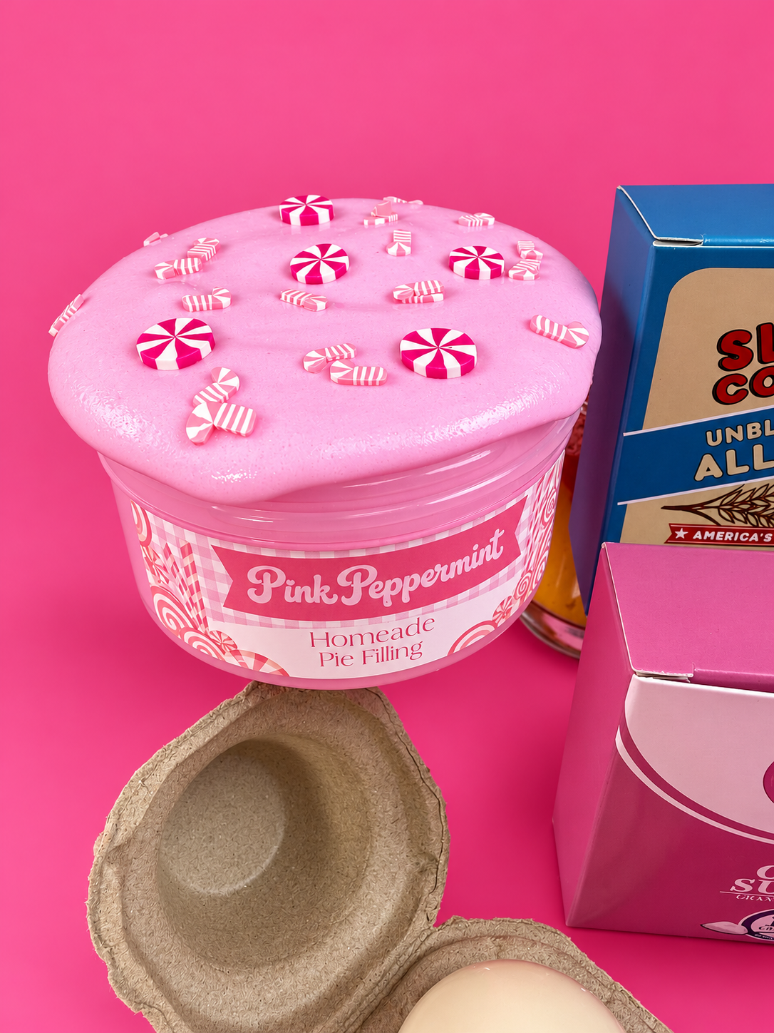 Slime Baking Kit-Pink Peppermint Pie
