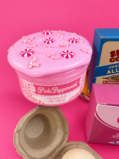 Slime Baking Kit-Pink Peppermint Pie