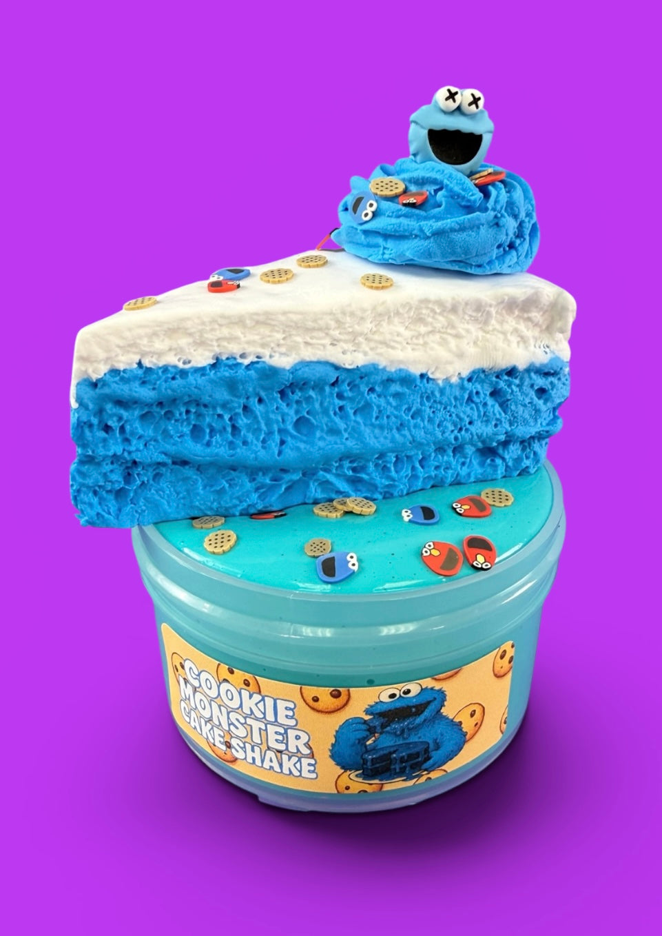 Cookie Monster Cake Shake