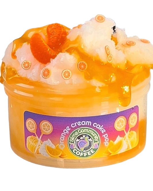 Orange Cream Cake Pop