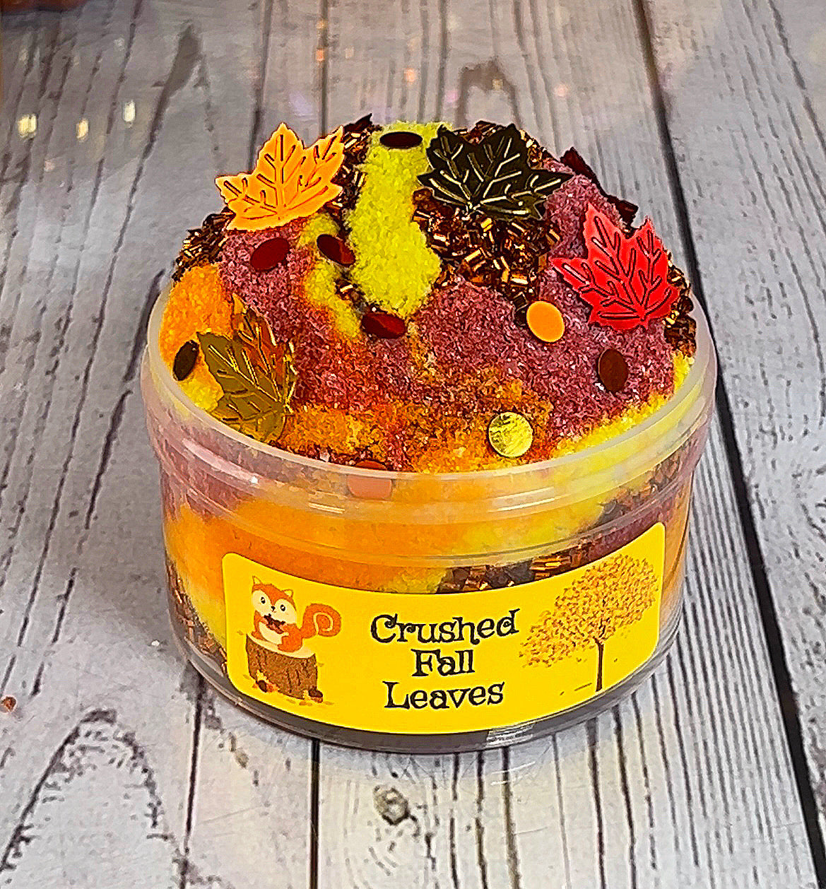 Crushed Fall Leaves