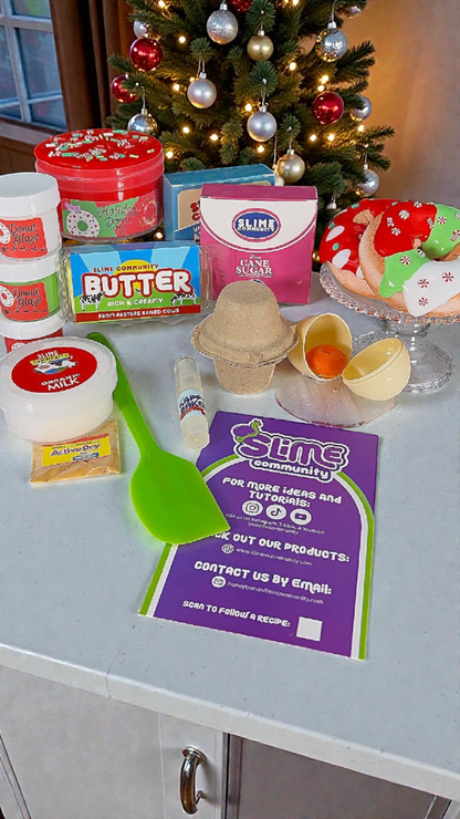 Slime Baking Kit-Holiday Donuts