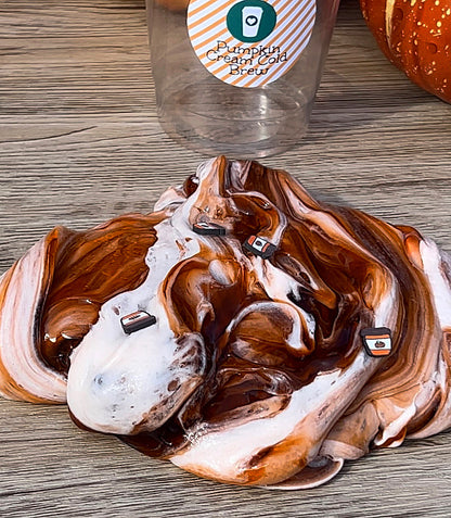 Pumpkin Cream Cold Brew Kit-A slime DIY set