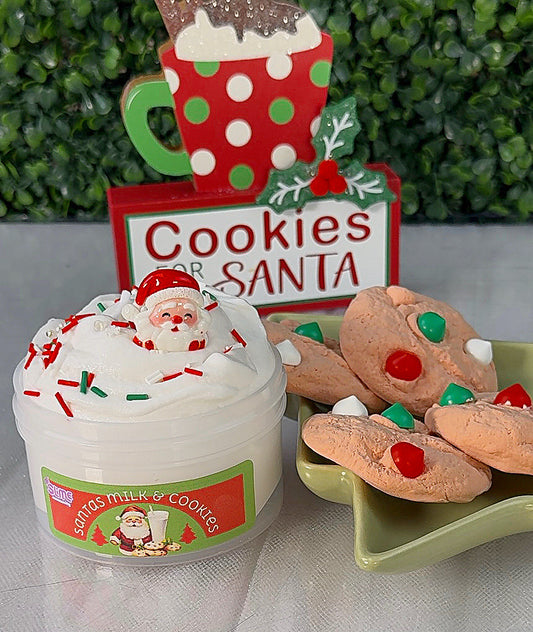 Santa's Milk & Cookies