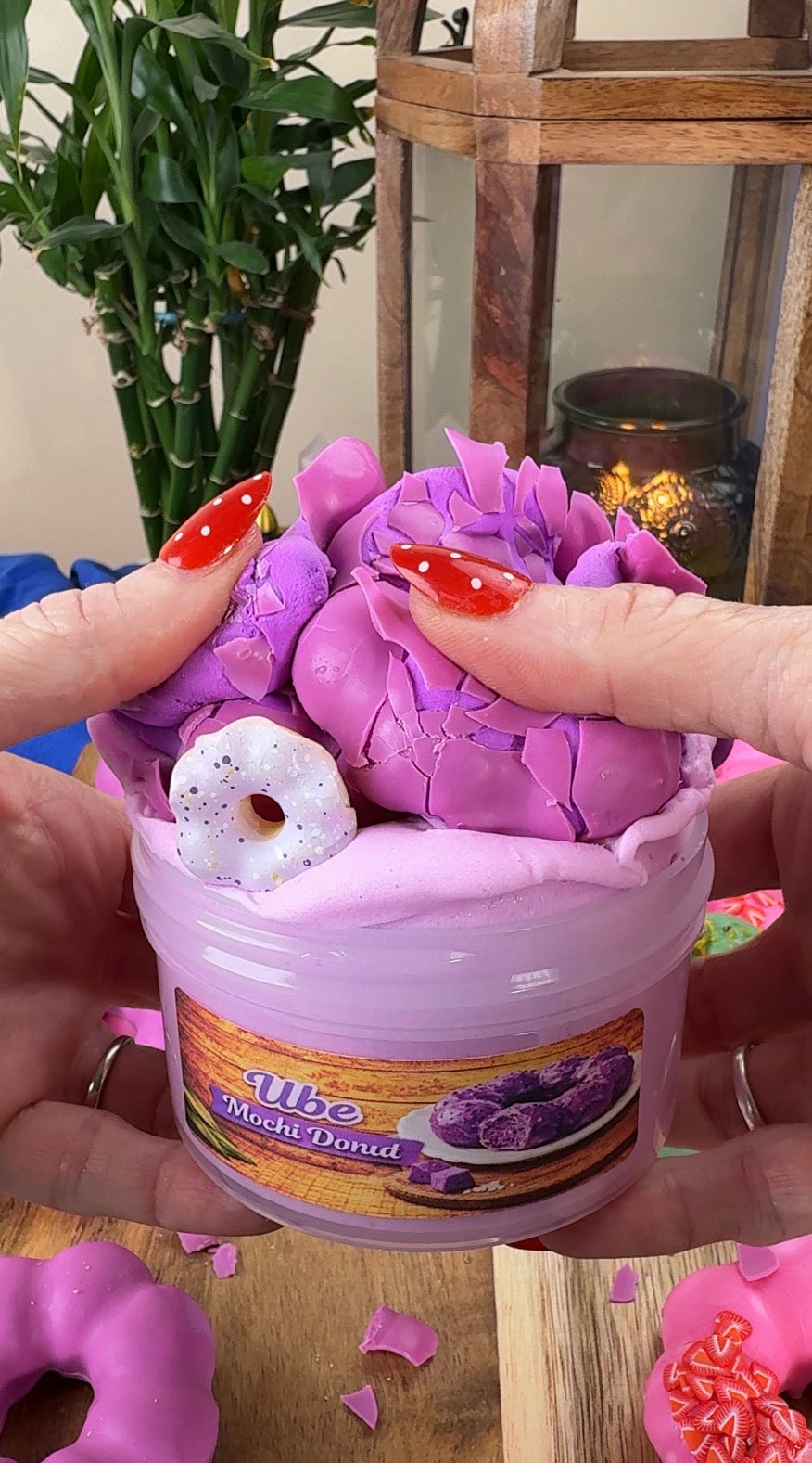 Ube Mochi Donuts