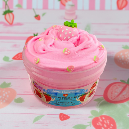 Slime Baking Kit-Strawberries & Cream Pie